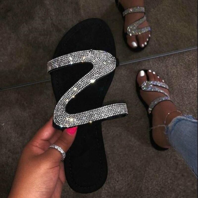 Bling Bling Beach Slide Slippers