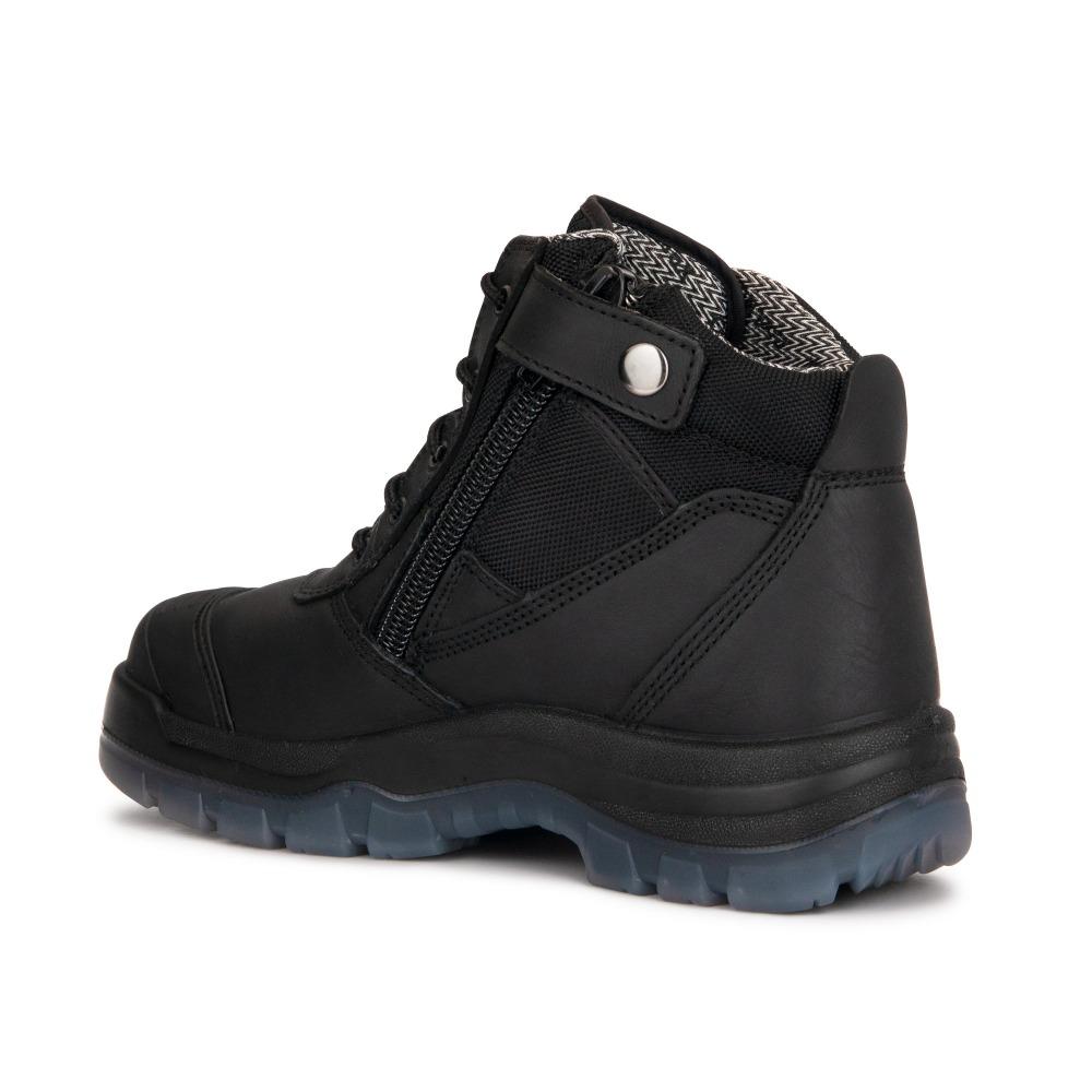 Trillium Grip Side Steel Toe Leather Boots