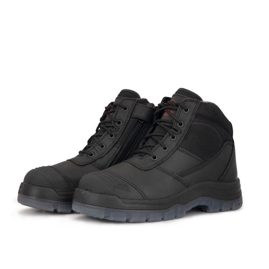 Trillium Grip Side Steel Toe Leather Boots