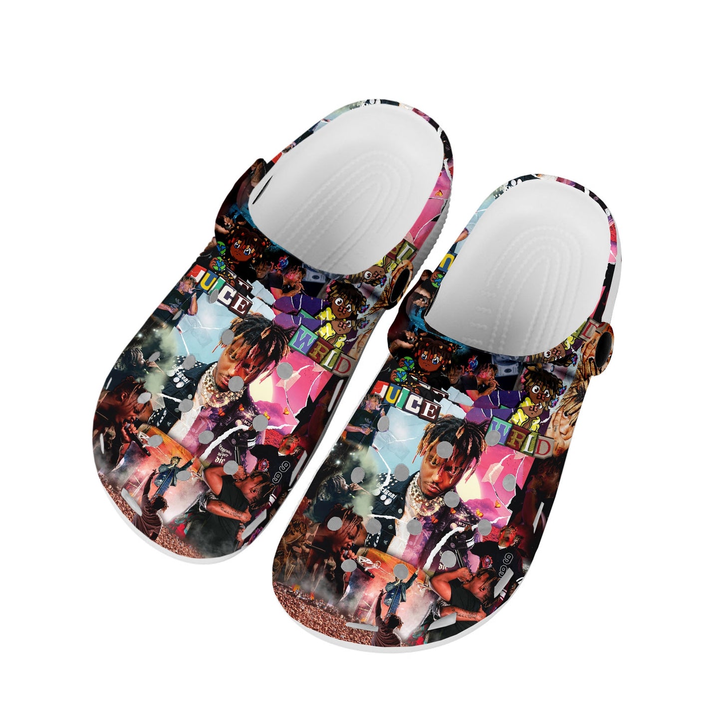 Juice Wrld 999 Hip Hop Rapper Custom Clogs