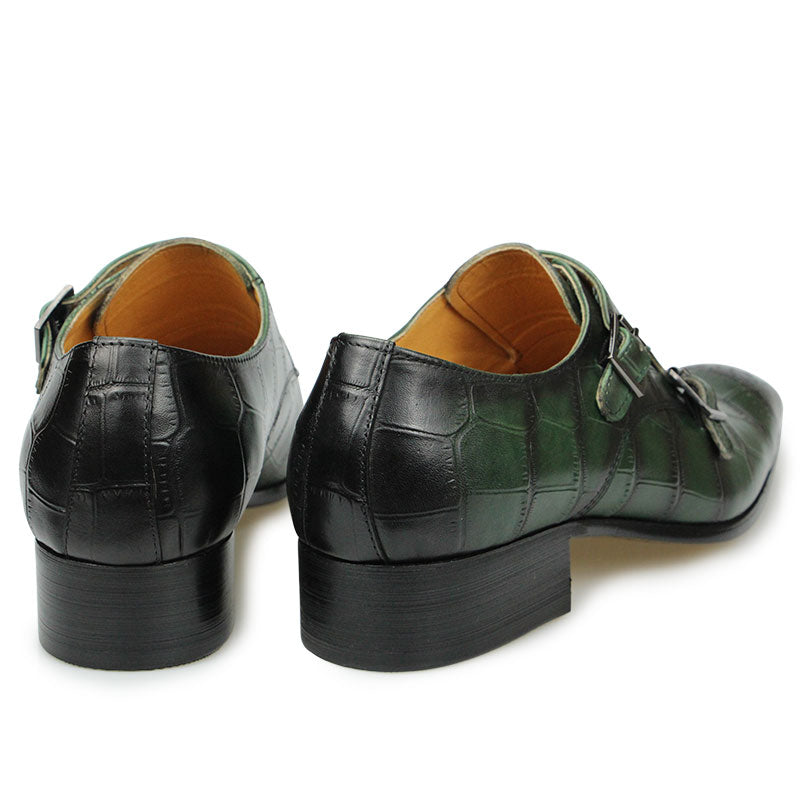 Silky Rep Leather Dress Loafers