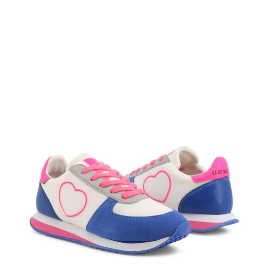 Love Moschino Blue Heart Sneakers